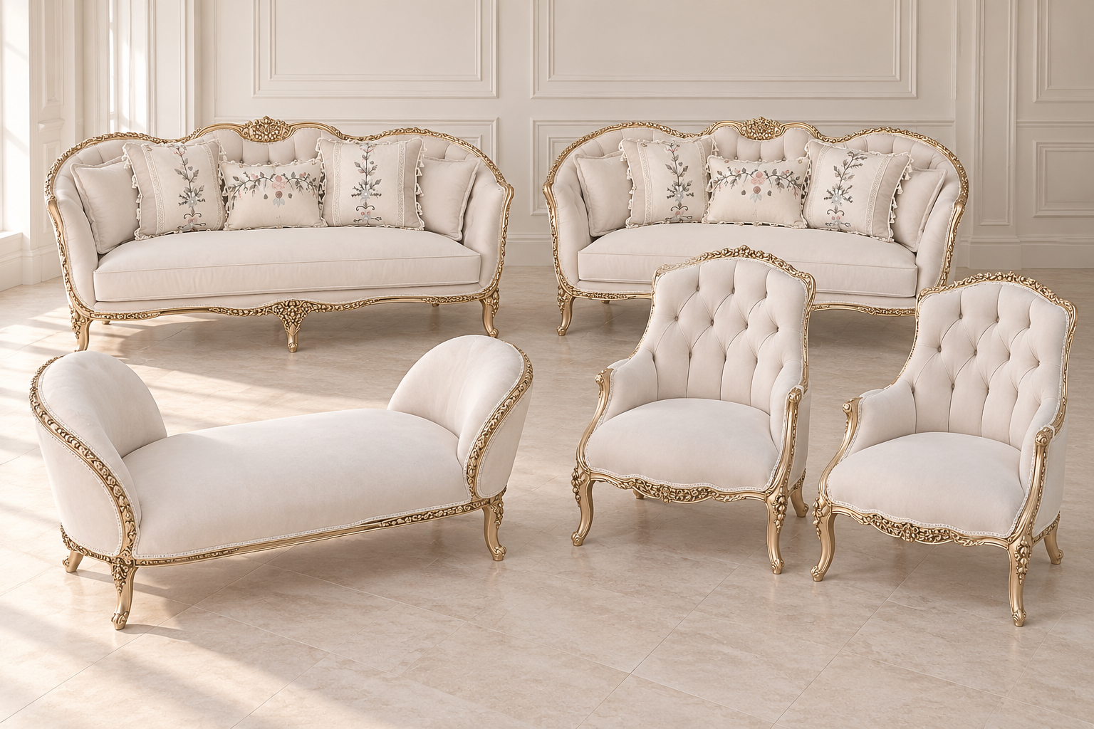 Ivory Blossom – Salongssvit