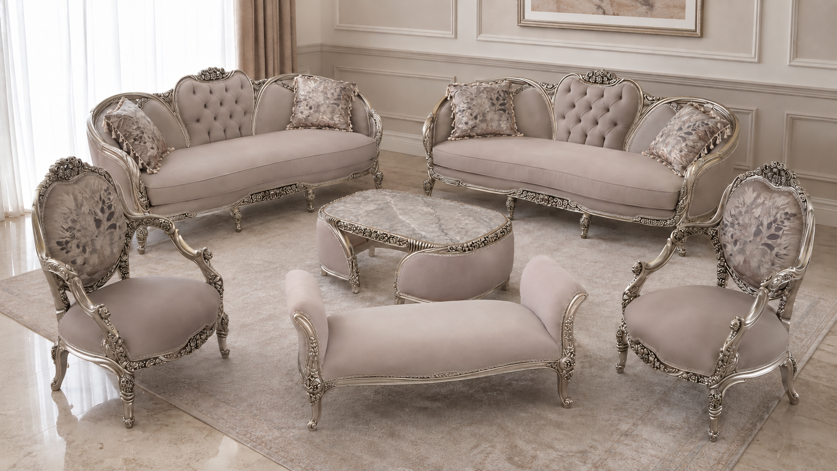 Regency Rose – Salongssvit