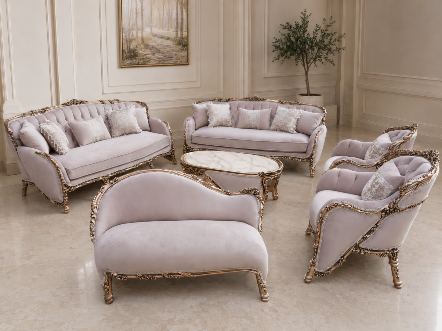 Blush Royale – Salongssvit